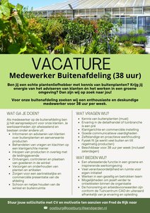Medewerker Buitenafdeling 38u